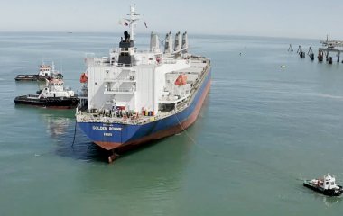 Cargo vessels in Jorf Lasfar are now being inspected by drone 
